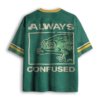 Baddiecat Always Confused Frog Mesh Jersey