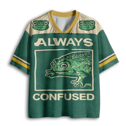 Baddiecat Always Confused Frog Mesh Jersey