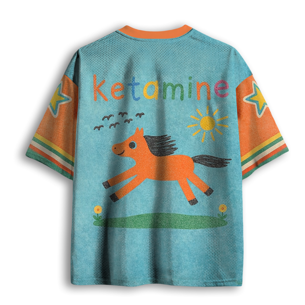 Baddiecat Ketamine Horse Mesh Jersey