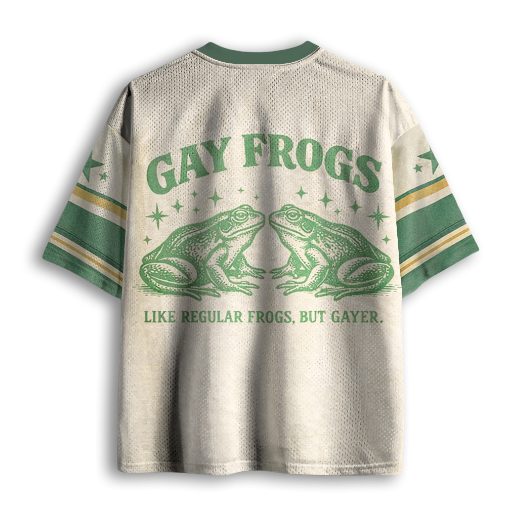 Baddiecat Vintage Gay Frog Mesh Jersey