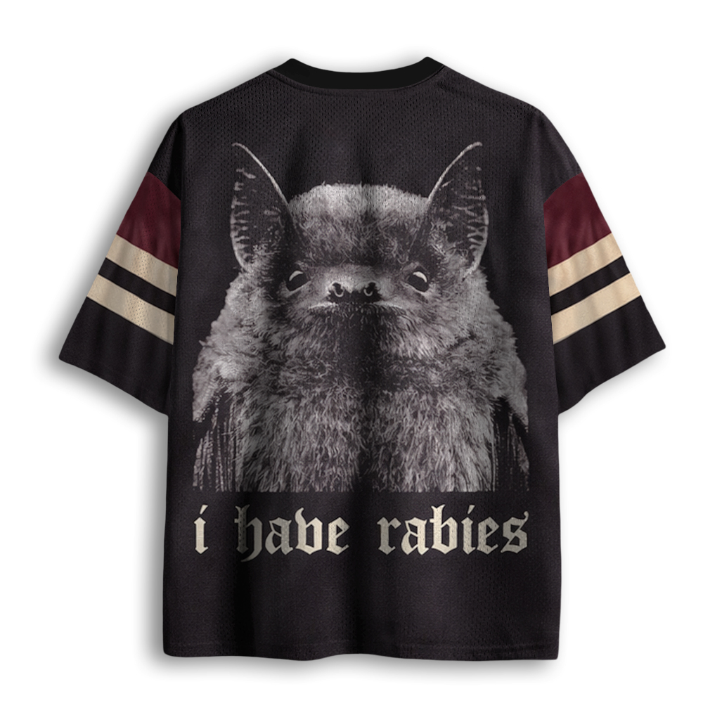 Baddiecat I Have Rabies Bat Mesh Jersey