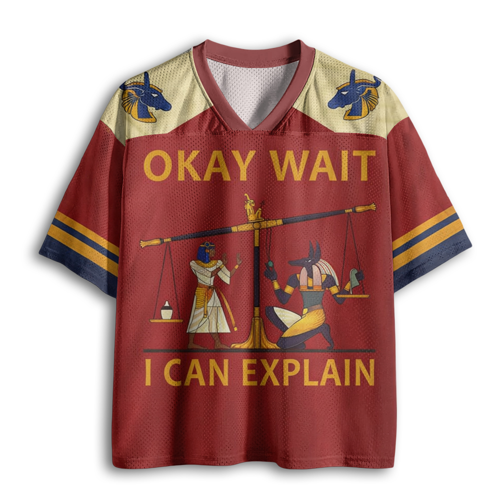 Baddiecat Okay Wait I Can Explain Mesh Jersey