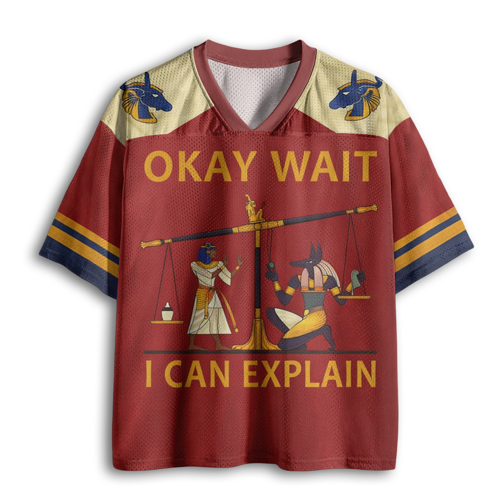 Baddiecat Okay Wait I Can Explain Mesh Jersey