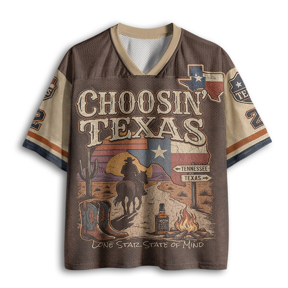 Baddiecat Choosin' Texas Mesh Jersey