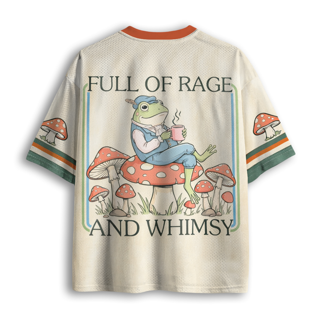 Baddiecat Full Of Rage And Whimsy Mesh Jersey