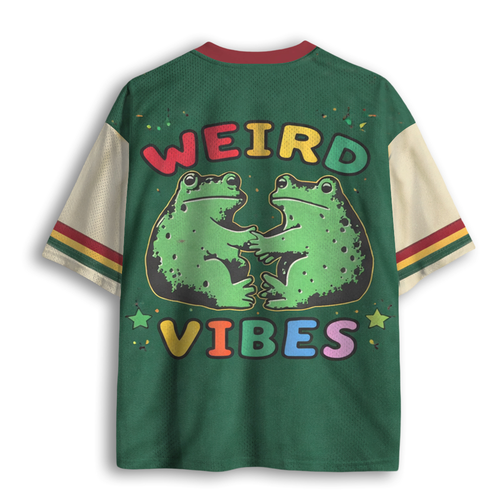Baddiecat Weird Vibes Toad Mesh Jersey