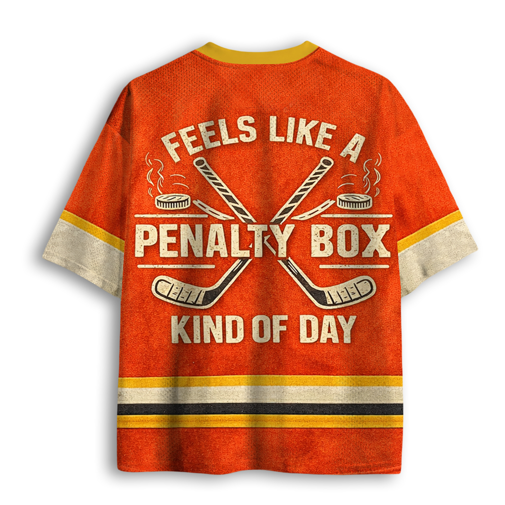 Baddiecat Feels Like A Penalty Box Kind Of Day Mesh Jersey