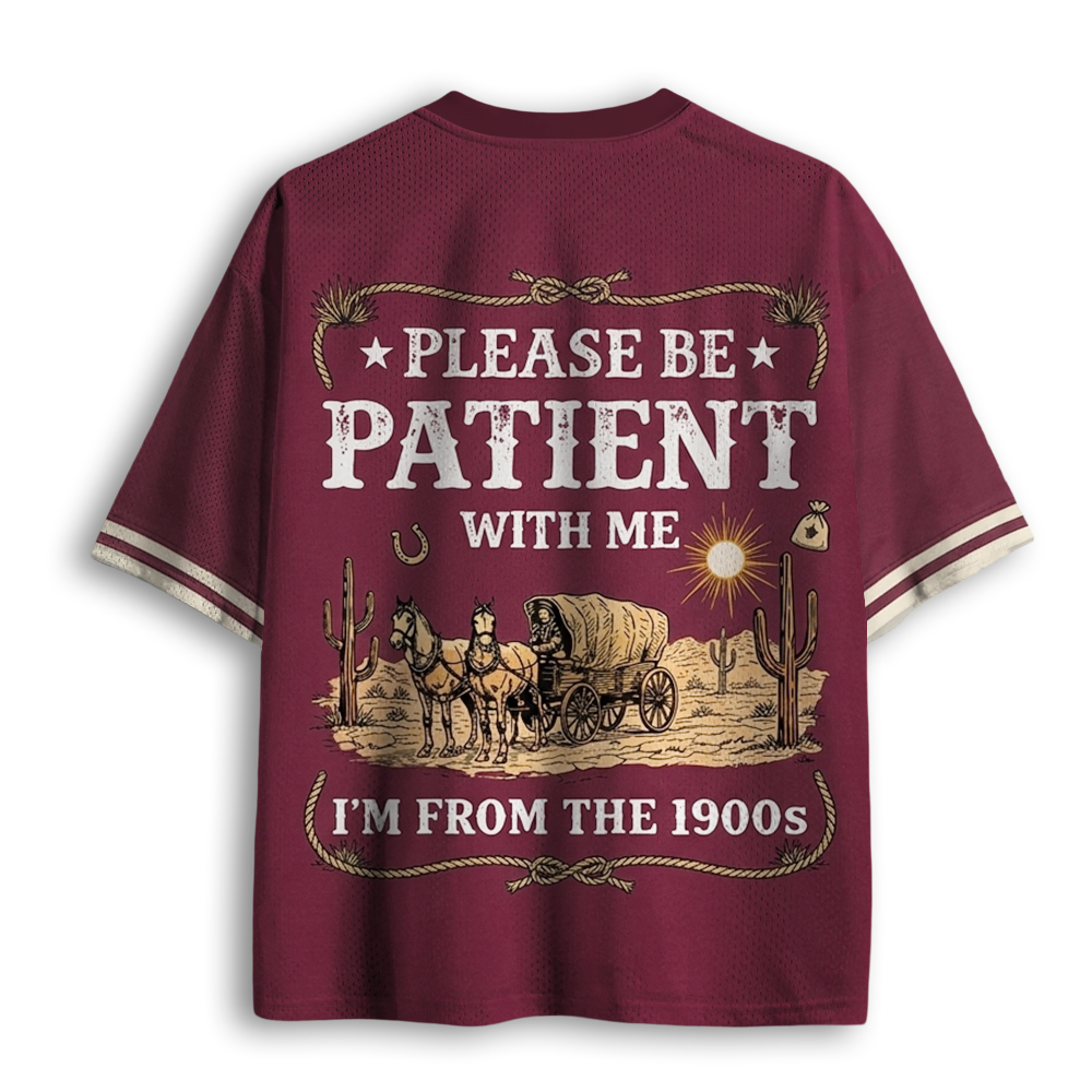 Baddiecat Please Be Patient With Me Mesh Jersey