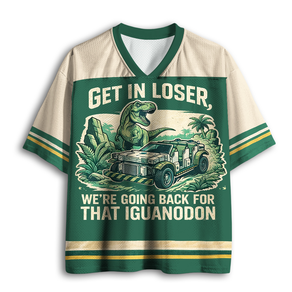 Baddiecat Get In Loser Theme Mesh Jersey