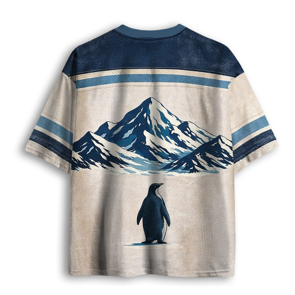 Baddiecat But Why Penguin Mesh Jersey