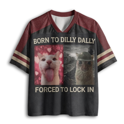 Baddiecat Born To Dilly Forced To Lock In Mesh Jersey
