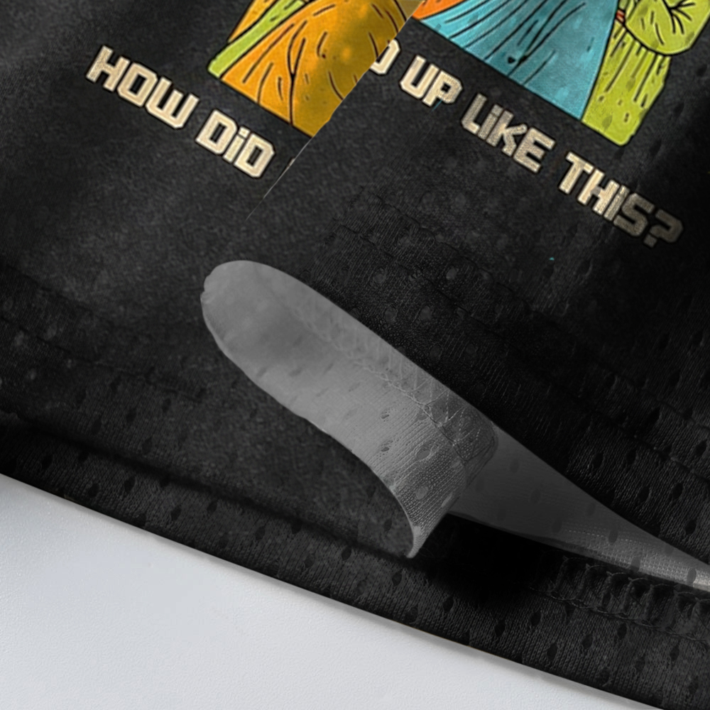 Baddiecat Funny Jesus It Started Out With A Kiss Mesh Jersey