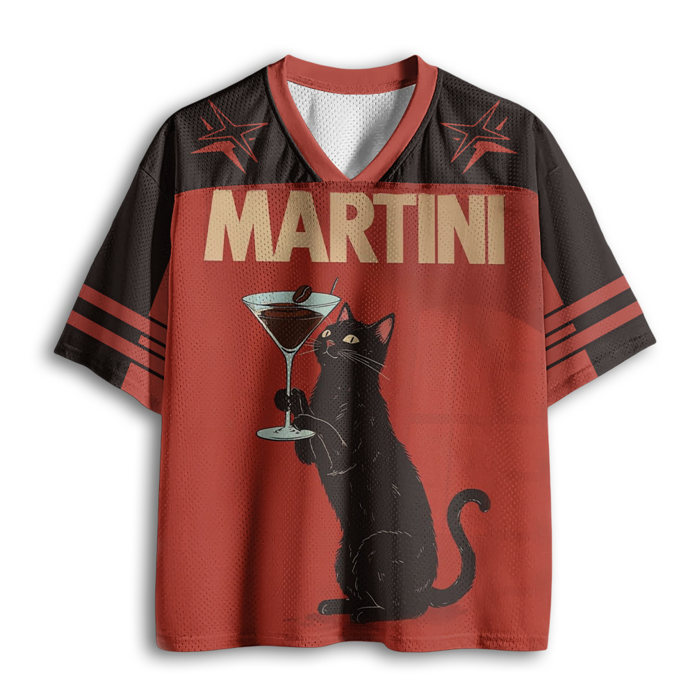 Baddiecat Greedy Black Cat Mesh Jersey