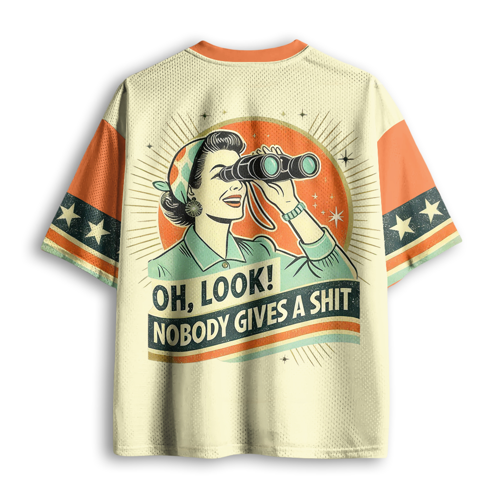 Baddiecat Oh Look Nobody Gives A Shit Mesh Jersey