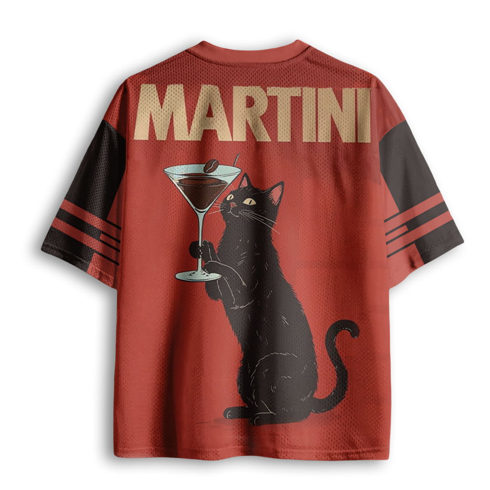 Baddiecat Greedy Black Cat Mesh Jersey