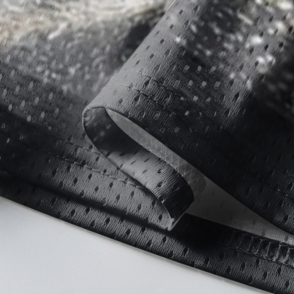 Baddiecat Raccoon Drinking Iced Coffee Mesh Jersey