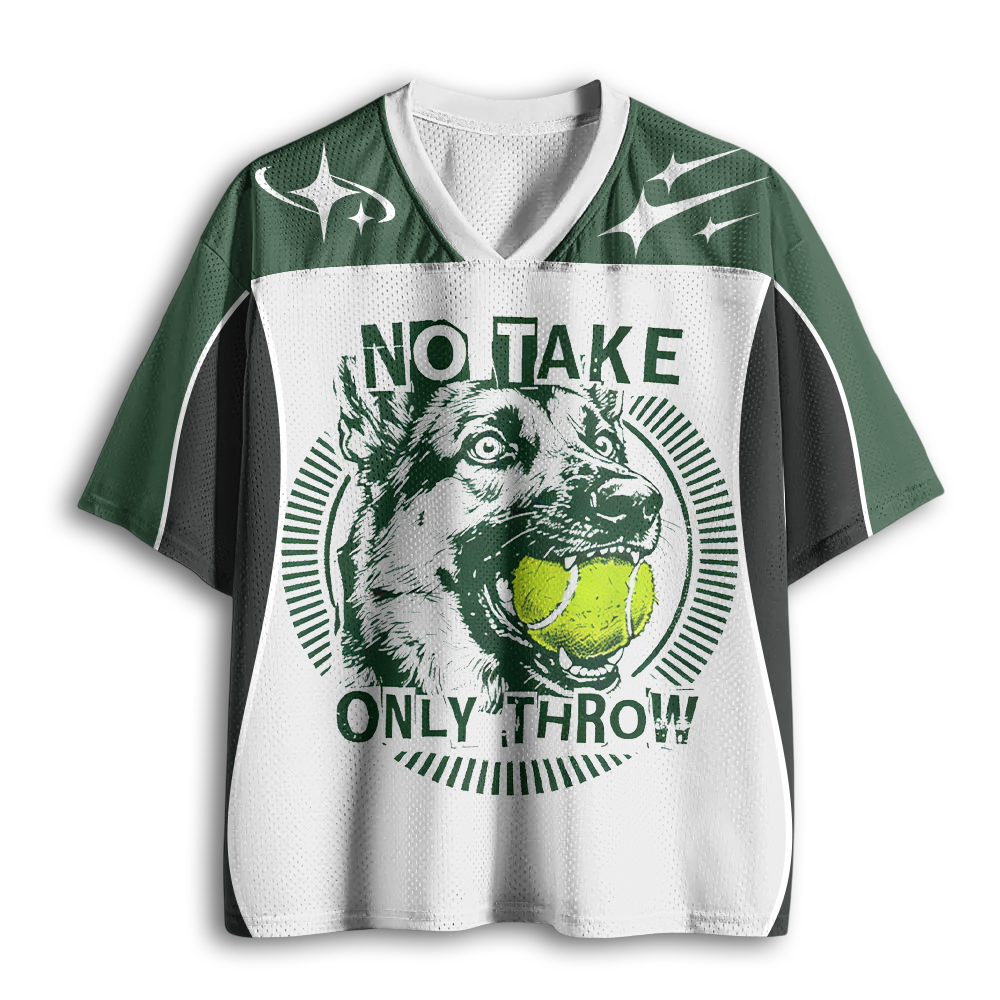 Baddiecat No Take Only Throw Mesh Jersey