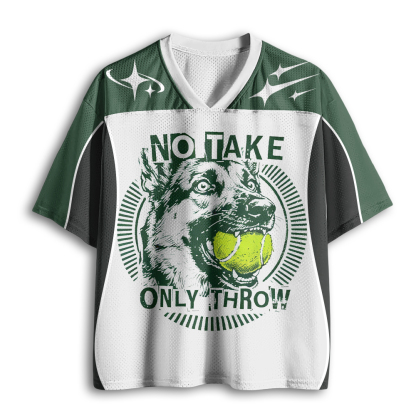 Baddiecat No Take Only Throw Mesh Jersey