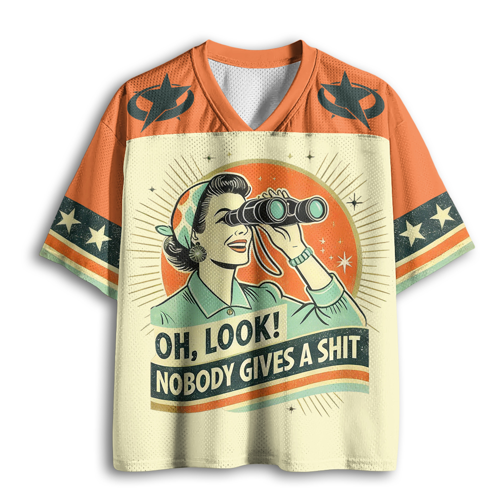 Baddiecat Oh Look Nobody Gives A Shit Mesh Jersey