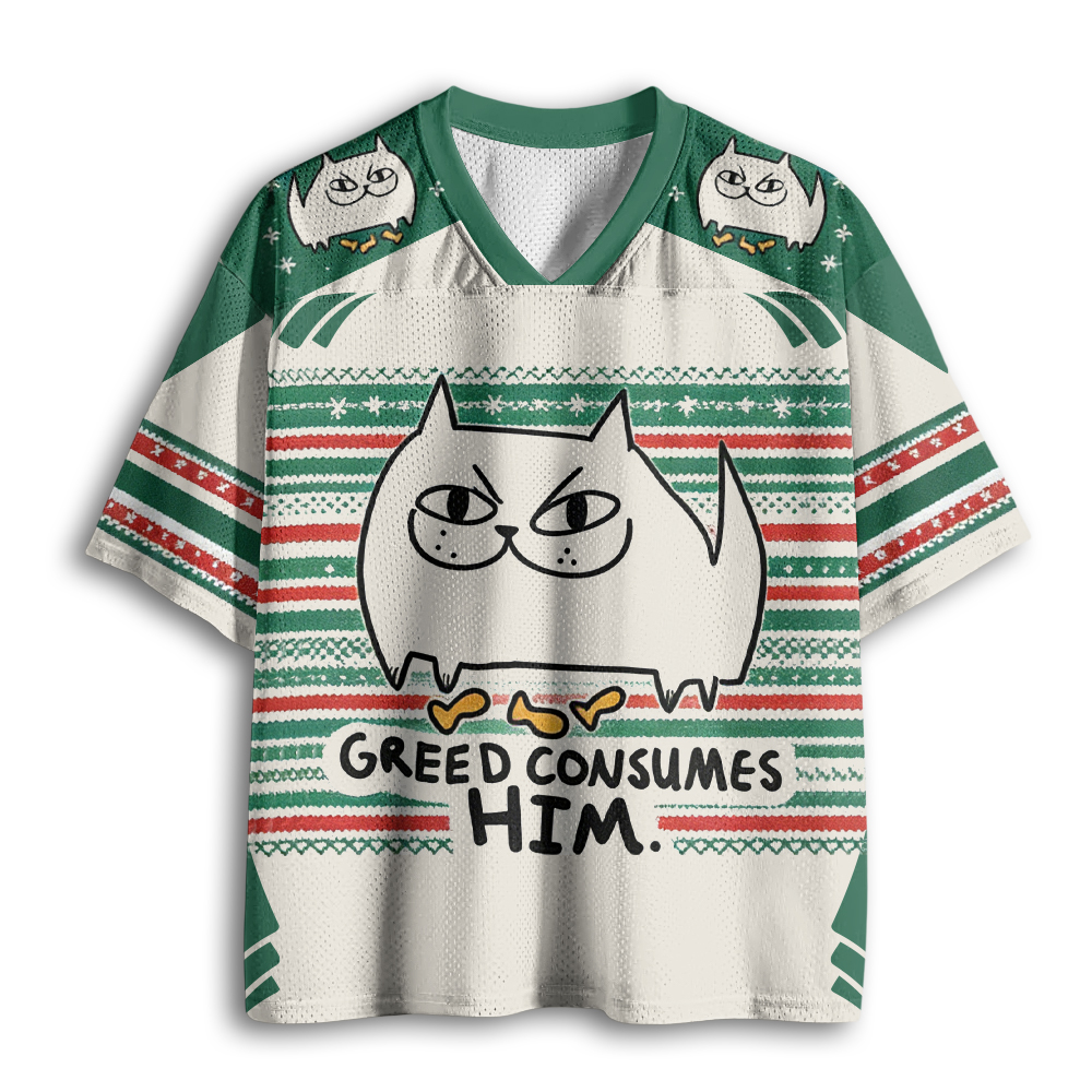 Baddiecat Greed Consumes Him Mesh Jersey