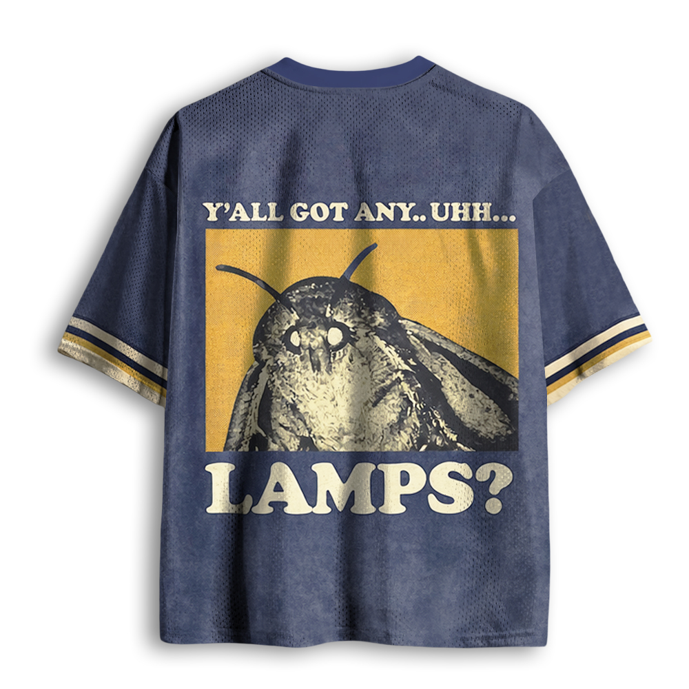 Baddiecat Y'all Got Any Uhh Lamps Mesh Jersey