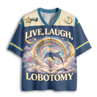 Baddiecat Live Laugh Lobotomy Mesh Jersey
