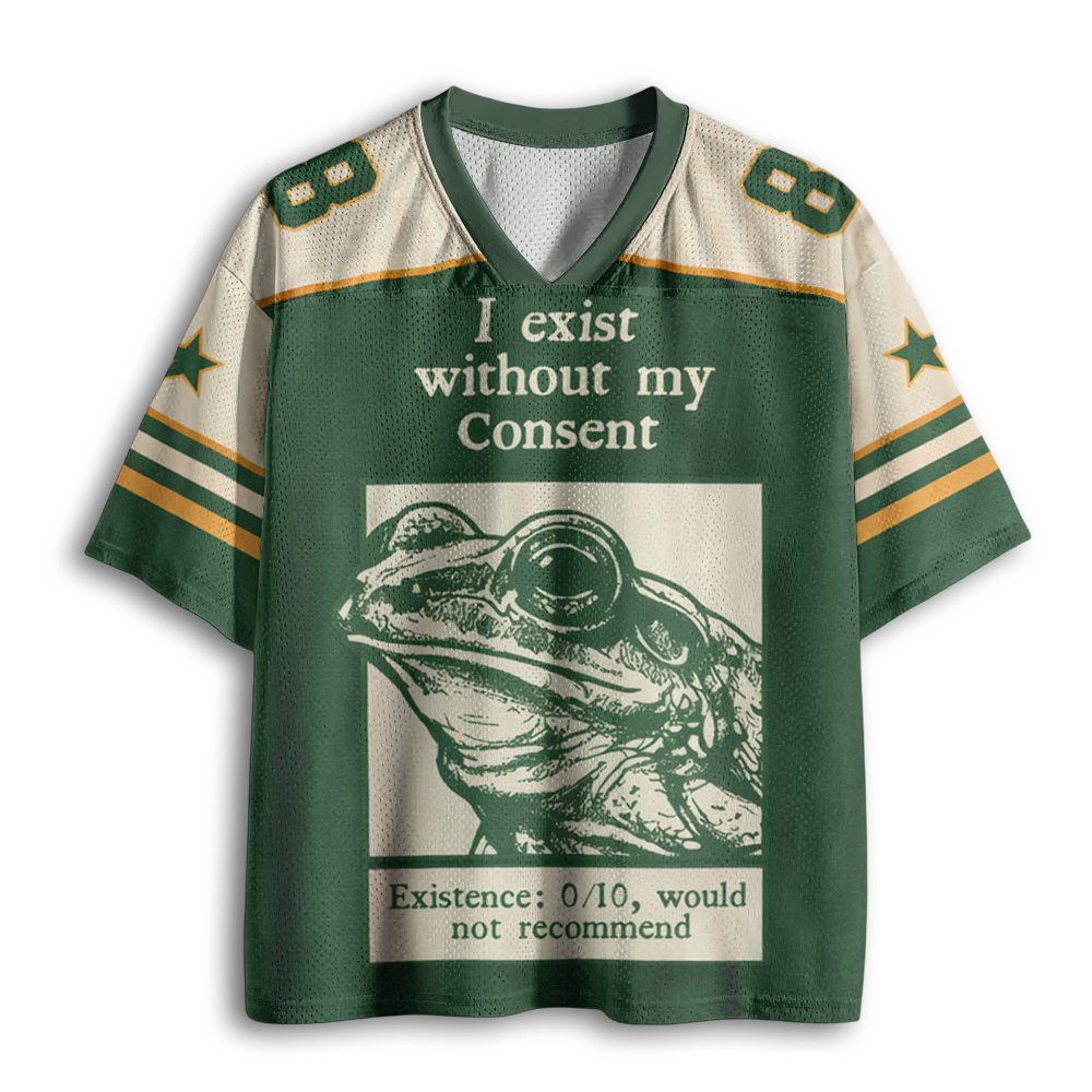 Baddiecat I Exist Without My Consent Mesh Jersey