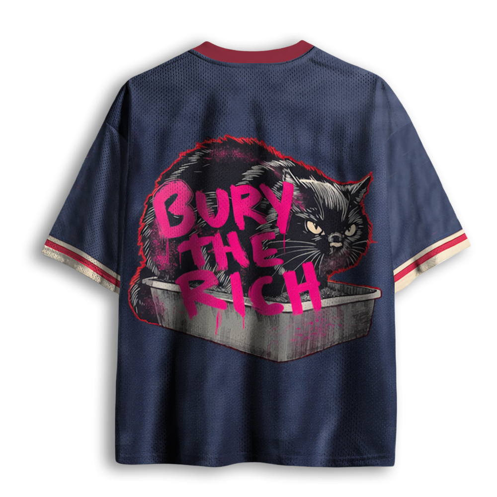 Baddiecat Bury The Rich Cat Mesh Jersey