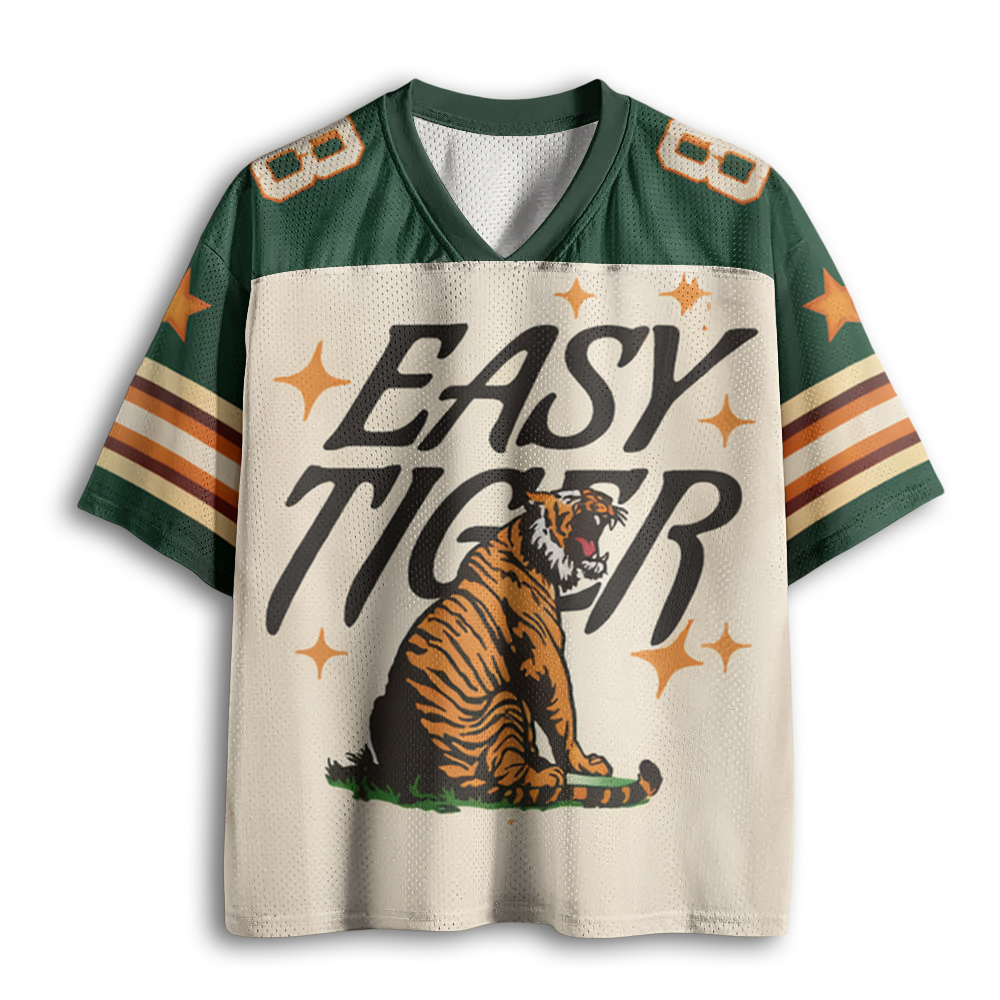 Baddiecat Easy Tiger Vintage Mesh Jersey