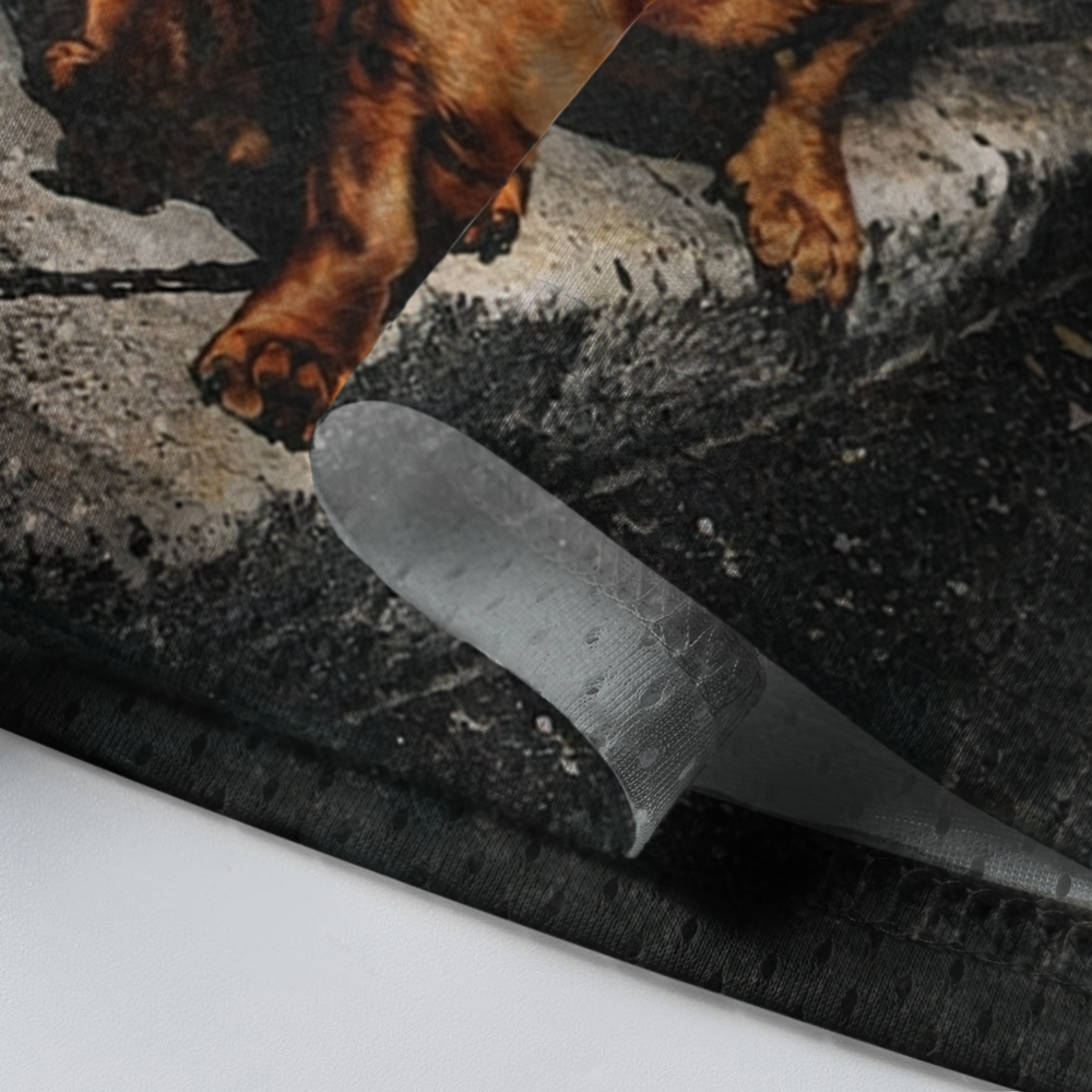 Baddiecat Dachshund Dog Smoking Mesh Jersey