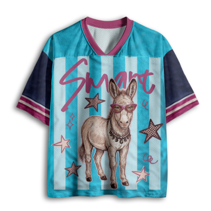 Baddiecat Striped Smart Donkey Mesh Jersey