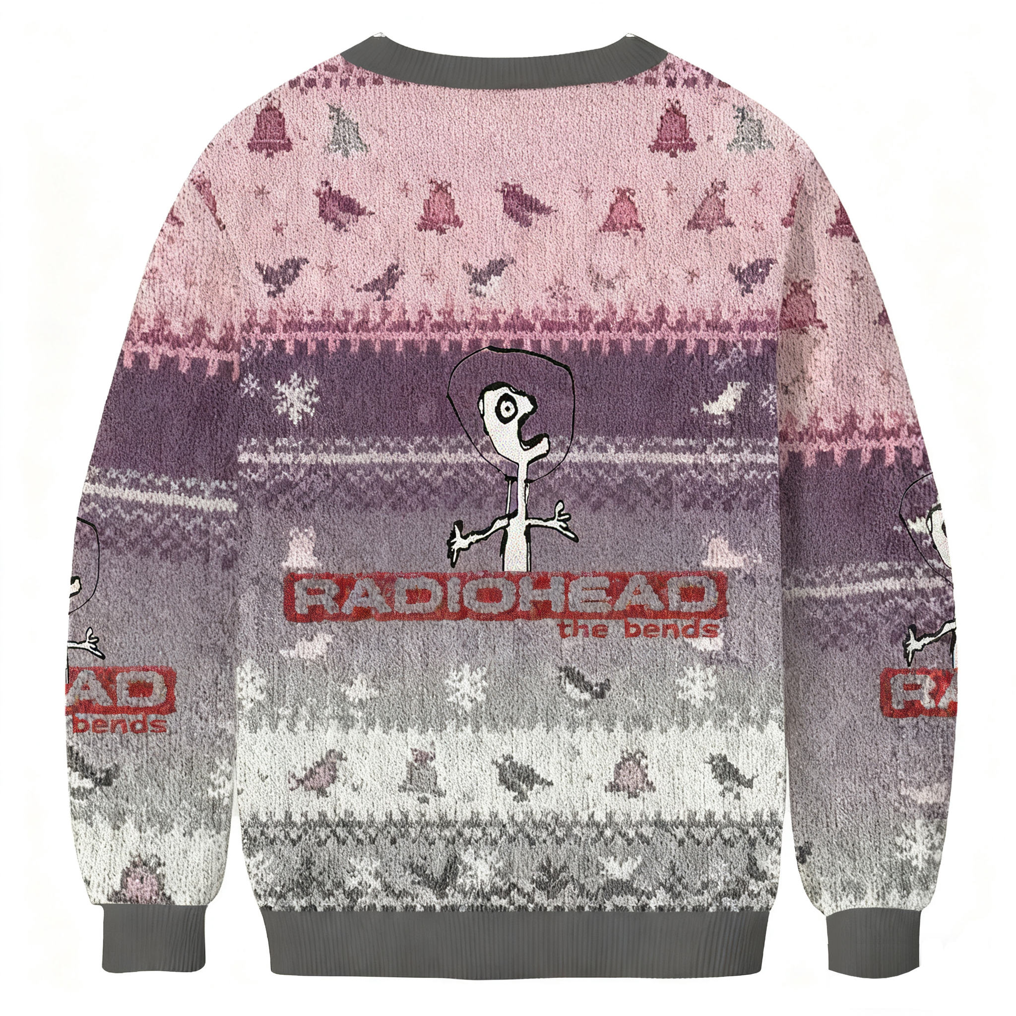 Baddiecat Radiohead The Bends Christmas Ugly Sweatshirt