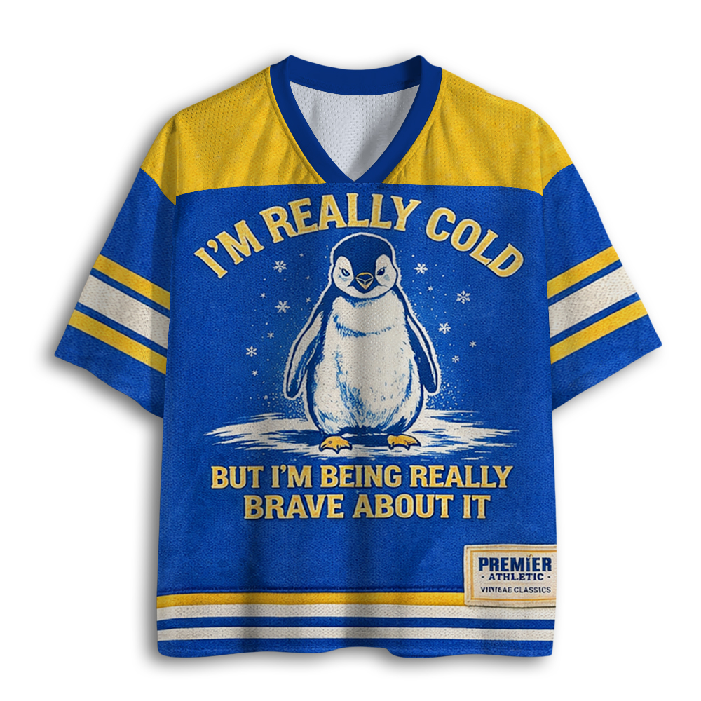 Baddiecat I'm Really Cold Mesh Jersey