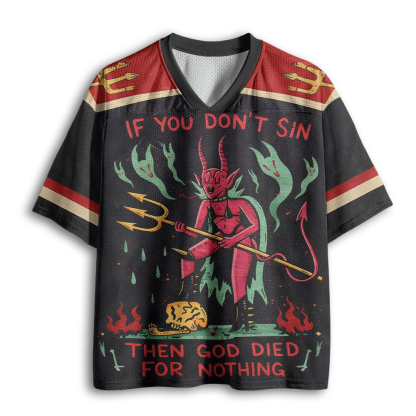 Baddiecat If You Don't Sin Mesh Jersey