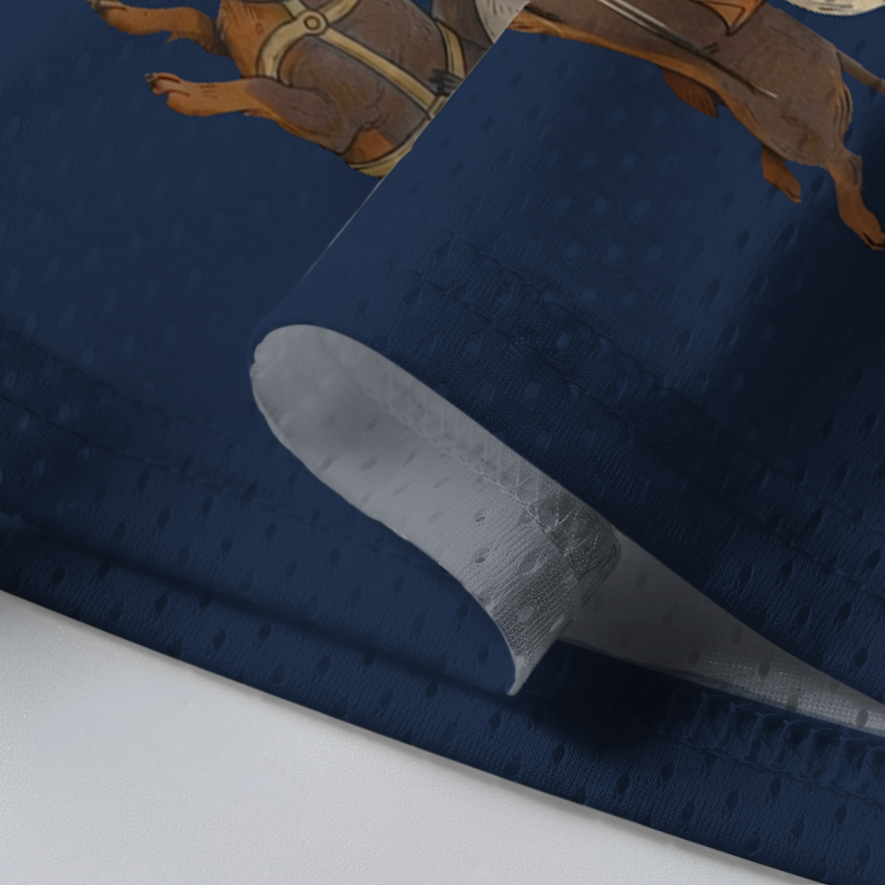 Baddiecat Funny Dachshund-Frog Off To Cause A Kerfuffle Mesh Jersey