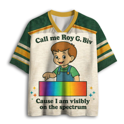 Baddiecat Call Me Roy G.Biv Mesh Jersey