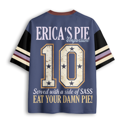 Baddiecat Erica Eat Your Damn Pie  Mesh Jersey