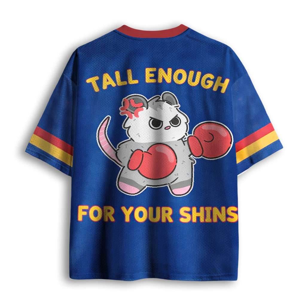 Baddiecat Tall Enough For Your Shins Mesh Jersey