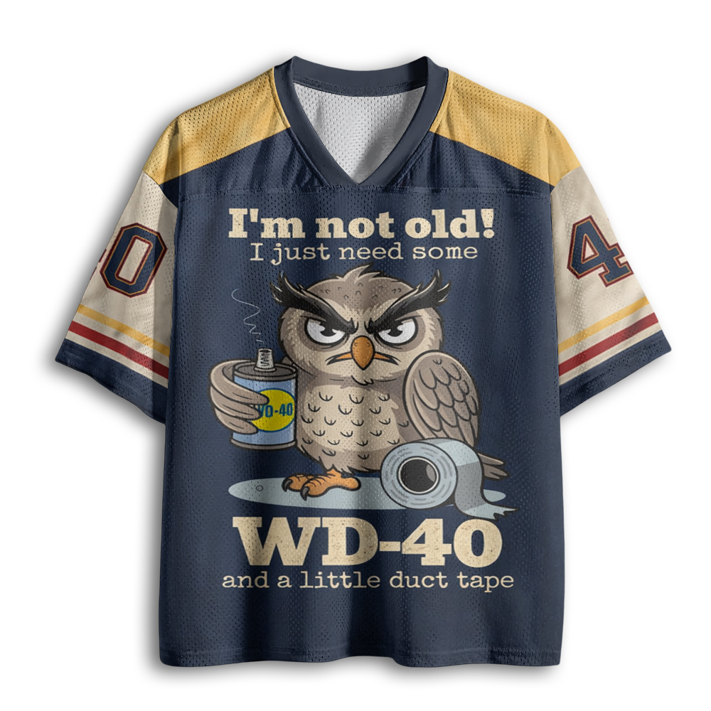 Baddiecat I'm Not Old Mesh Jersey