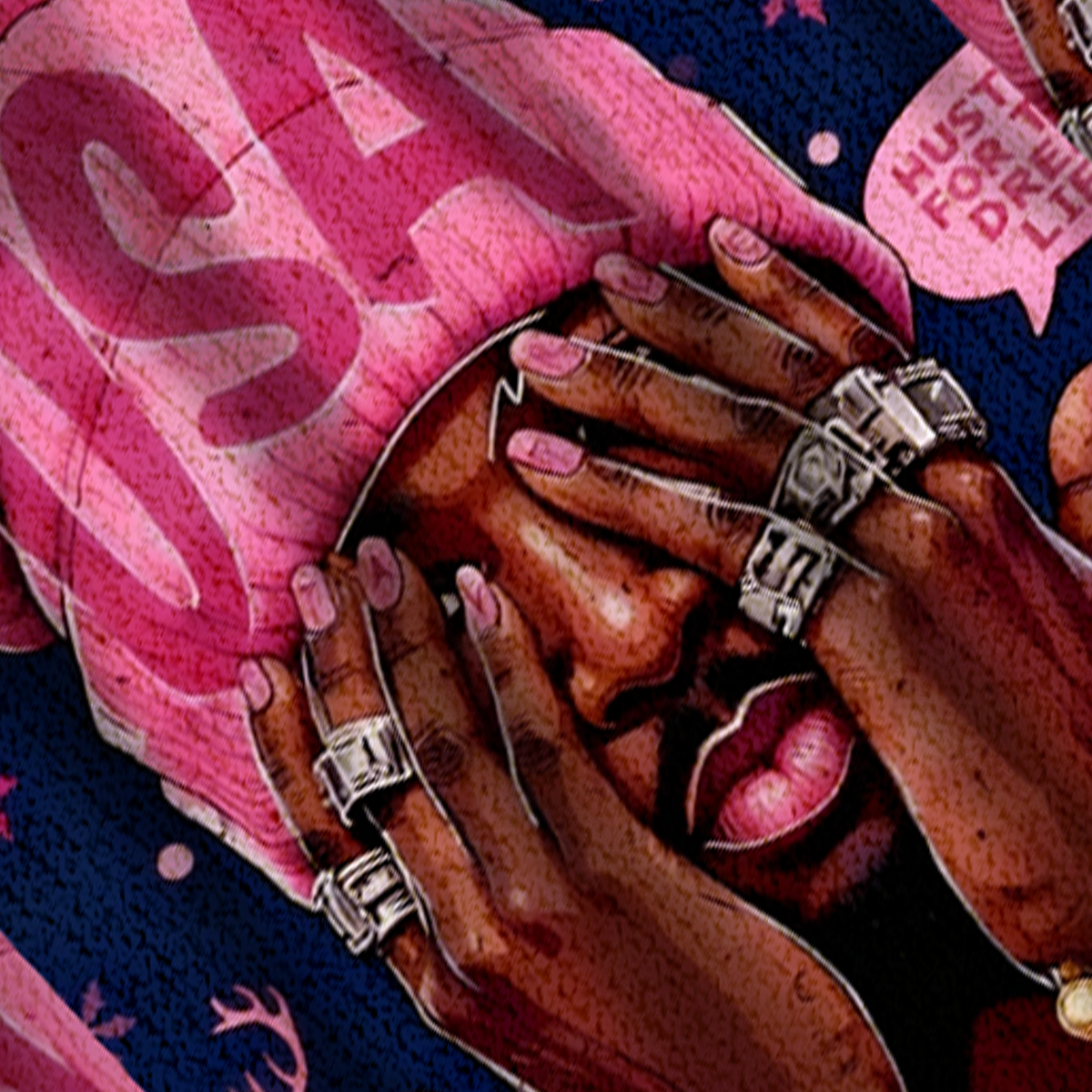 Baddiecat USA Man Christmas Ugly Sweatshirt