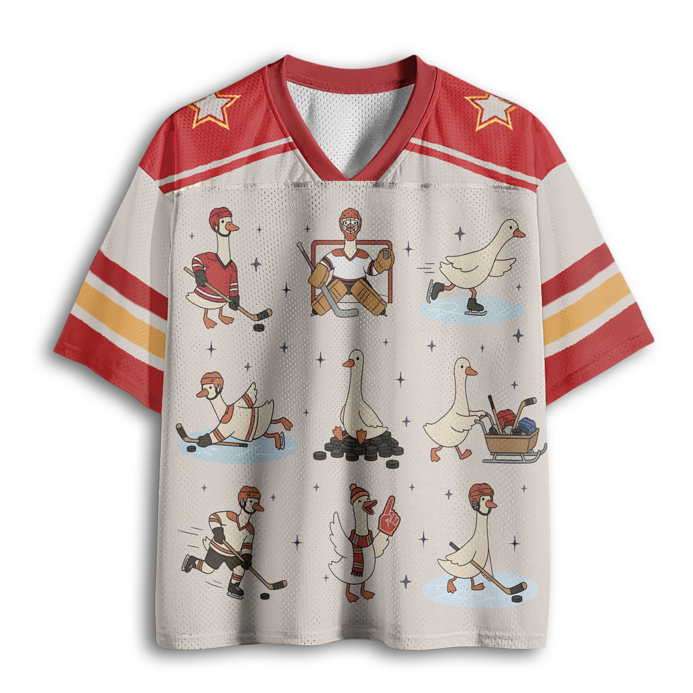 Baddiecat Silly Goose Hockey Mesh Jersey