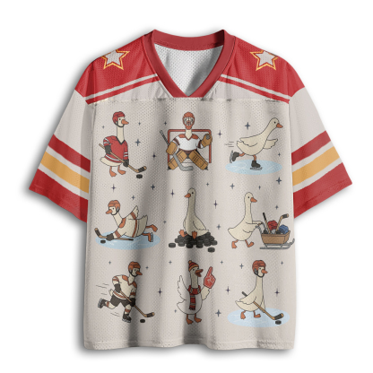 Baddiecat Silly Goose Hockey Mesh Jersey