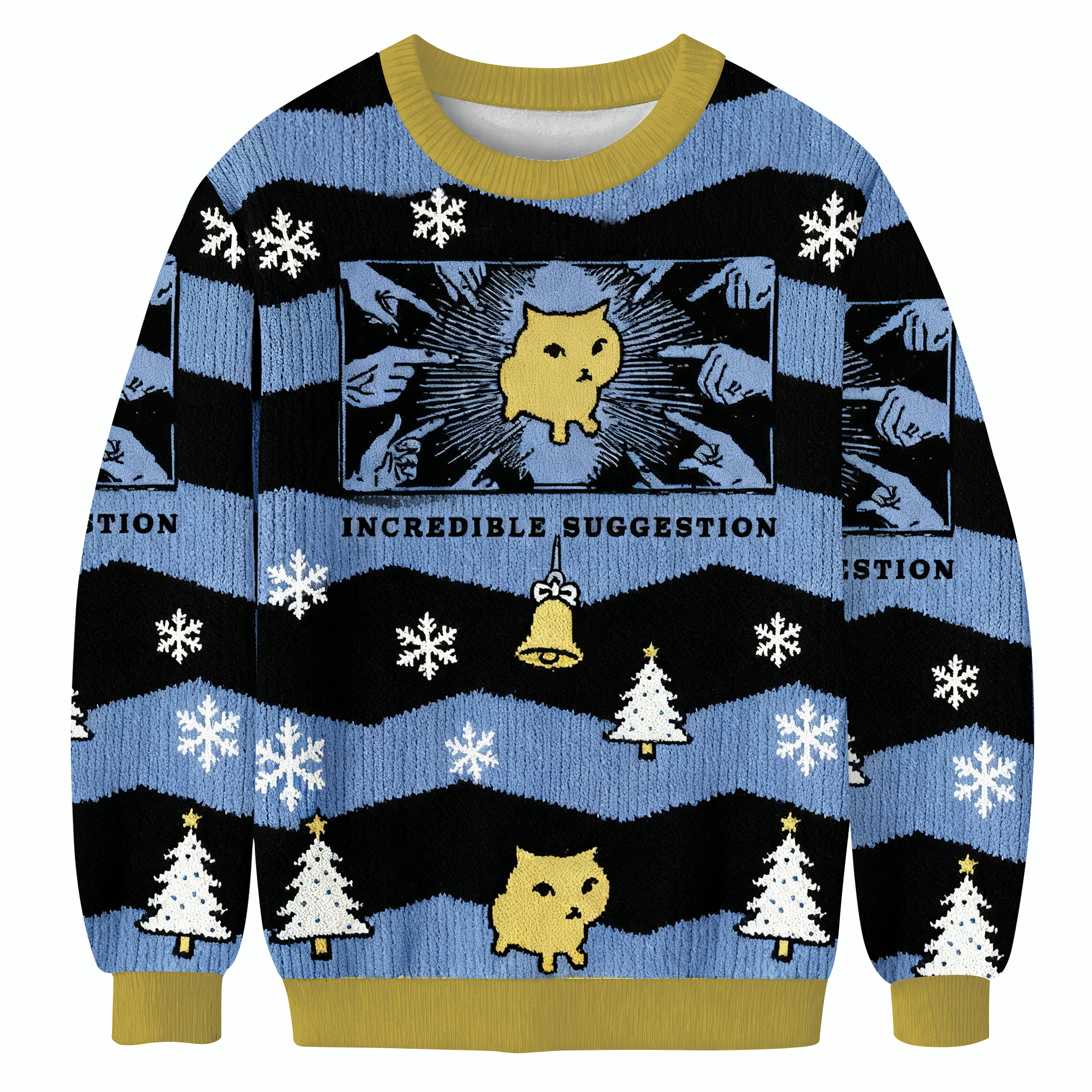 Incredible Suggestion Funny Cat Ugly Sweatshirt
