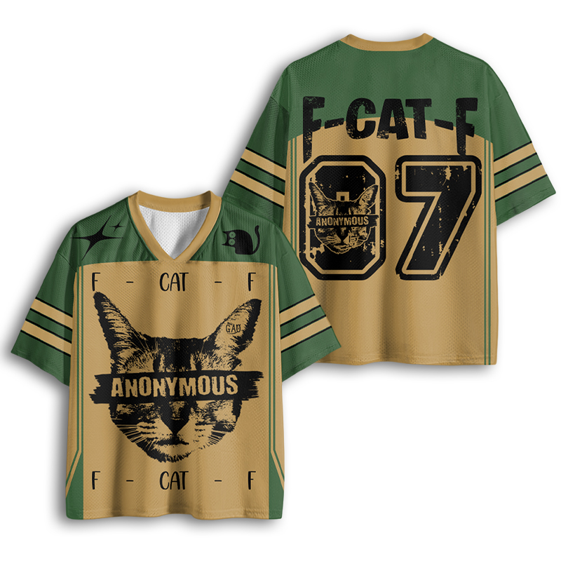 Baddiecat The Cat Anonymous Mesh Jersey