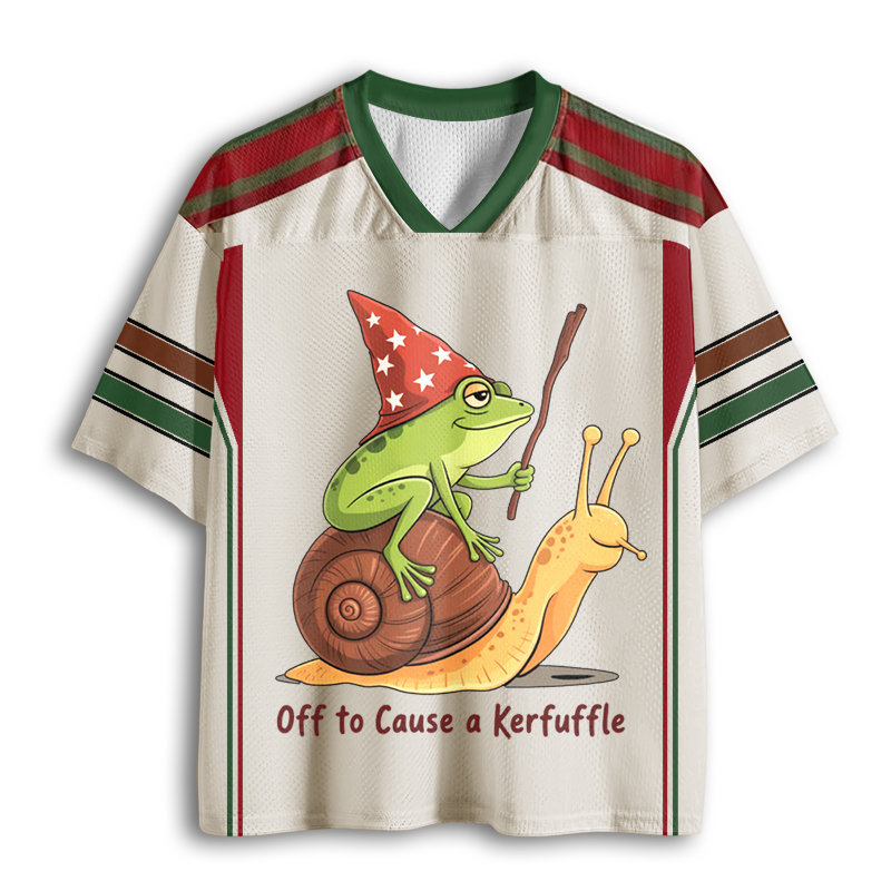 Baddiecat Off To Cause A Kerfuffle Mesh Jersey