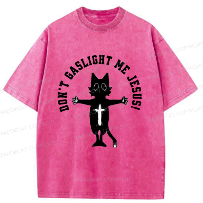 Baddiecat Spiritual Cat Washed T-shirt