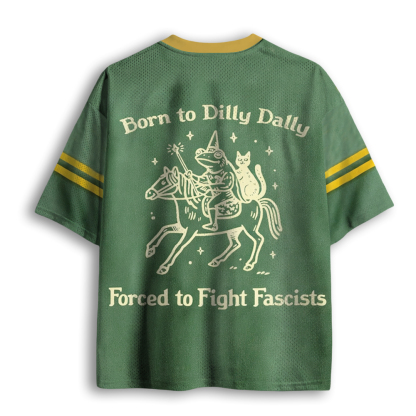 Baddiecat Funny Medieval Frog Mesh Jersey