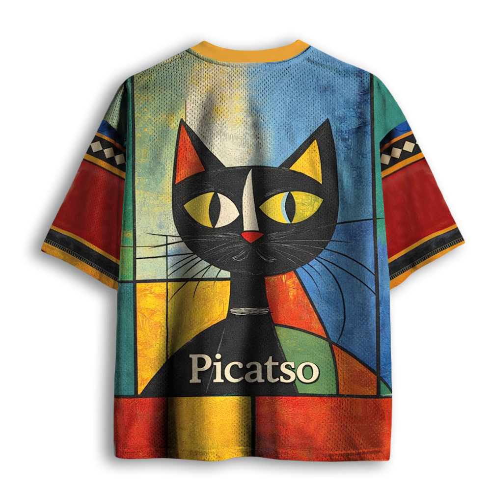 Baddiecat Picasso Cat Mesh Jersey