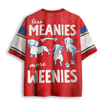 Baddiecat Less Meanies More Weenies Mesh Jersey
