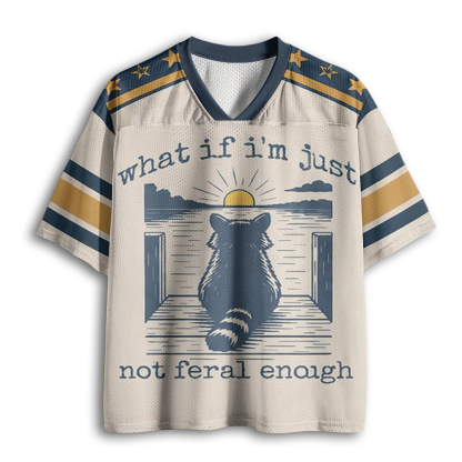 Baddiecat Raccoon What If I'm Not Enough Mesh Jersey